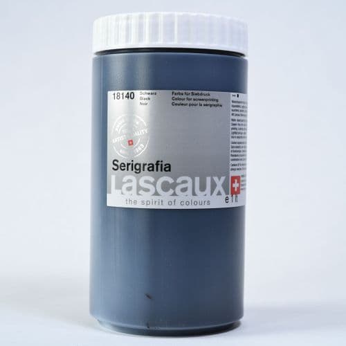 18140 Black Serigrafia. Lascaux, 1lt plastic container