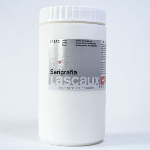 18150 White Serigrafia. Lascaux, 1lt plastic container