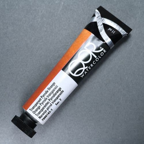 185 Transparent Pyrrole Orange QoR Modern Watercolour, 11ml tube
