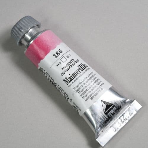 186 Magenta Quinacridone Maimeri Blu Watercolor, 12ml tube.