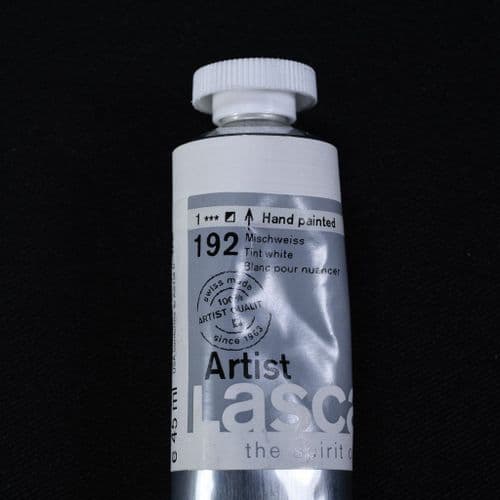 192 Tint White, Lascaux Artists' Acrylic, 45ml tube