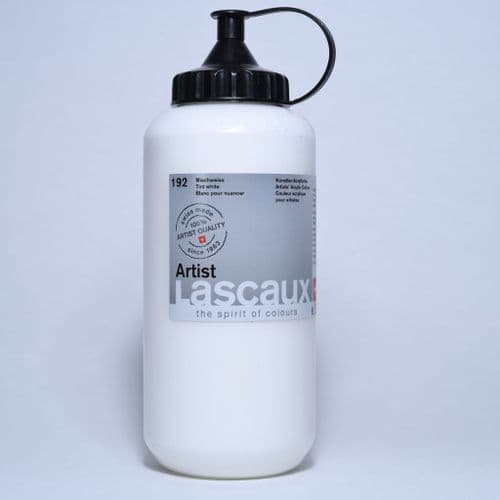 192 Tint White. Lascaux Artists' Acrylic, 750ml bottle