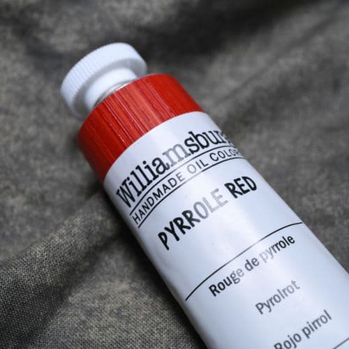 1925 Pyrrole Red Williamsburg Handmade Oil Colour, 150ml tube