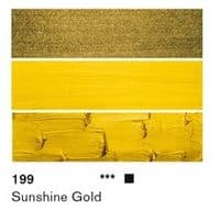 199 Sunshine Gold, PW20 PW6 PR101 PW15. Lascaux Artist Metallics, 45ml tube