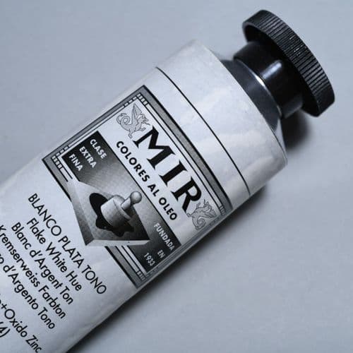 2 Flake White Hue Mir Oil Colour, 200ml tube