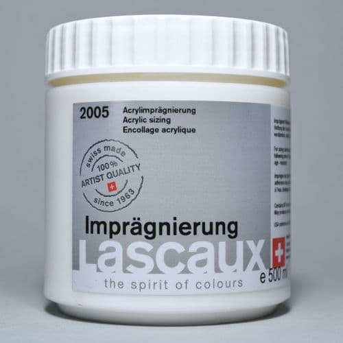 2005 Acrylic Transparent Size, Lascaux, 500ml plastic container