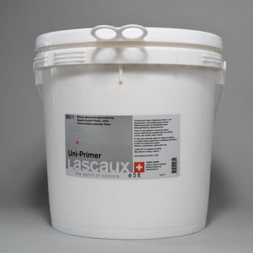 2011 Uni-Primer White. Lascaux, 5 lt plastic container