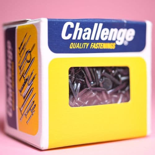 20218. 13mm Fine Cut Blued Steel Bayonet Canvas Tacks, 500g Box