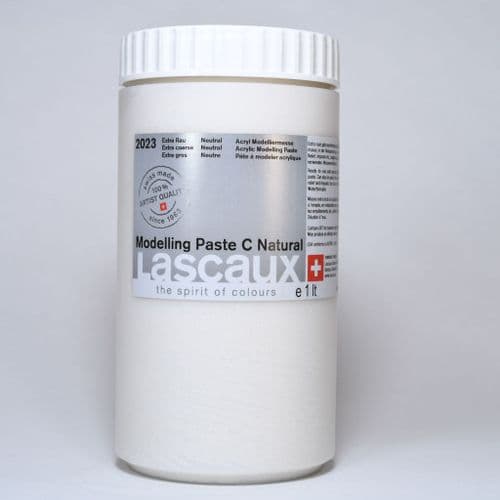 2023 Natural Modelling Paste C Extra Coarse. Lascaux, 1 lt jar