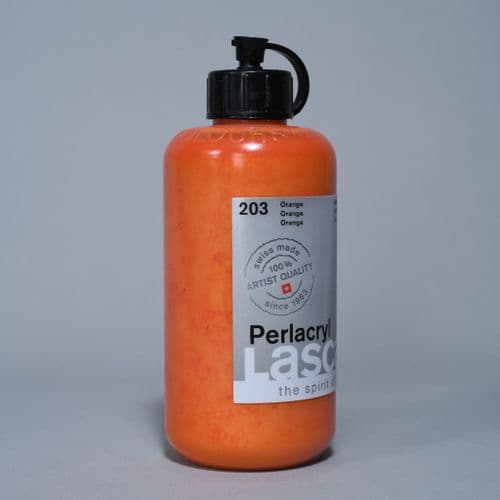 203 Orange Lascaux Perlacryl, 250ml plastic container