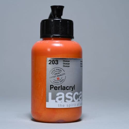 203 Orange Lascaux Perlacryl, 85ml plastic container