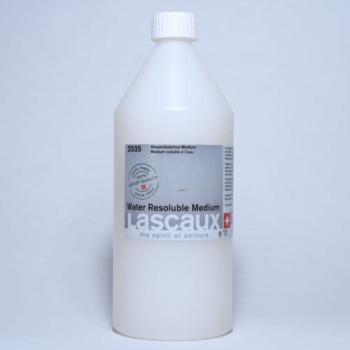 2035 Water Resoluble Acrylic Medium. Lascaux, 1 lt plastic container