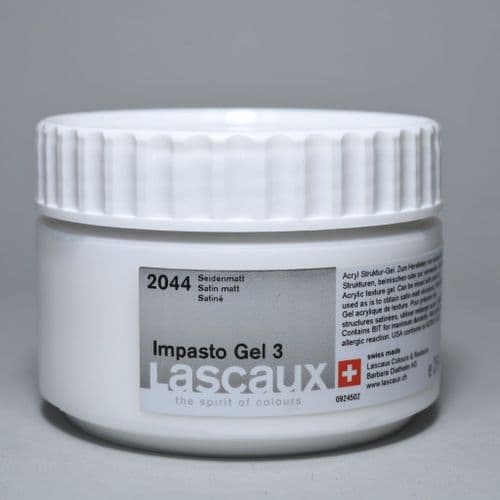 2044 Impasto Gel 3 Satin. Lascaux, 250ml jar