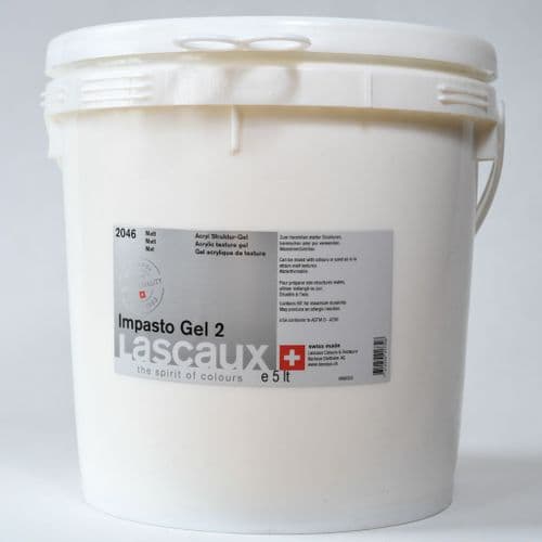 2046 Impasto Gel 2 Matt. Lascaux, 5 lt plastic container