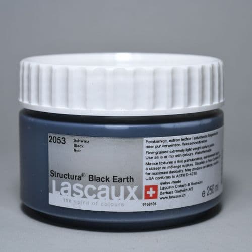 2053 Structura Black Earth. Lascaux, 250ml plastic container