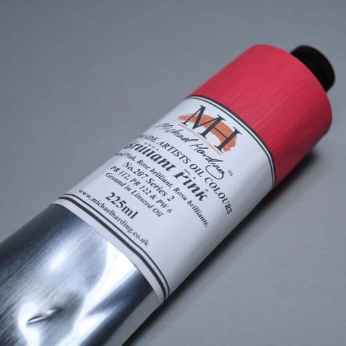 207 Brilliant Pink Michael Harding Oil Colour, 225ml tube. 5% off.