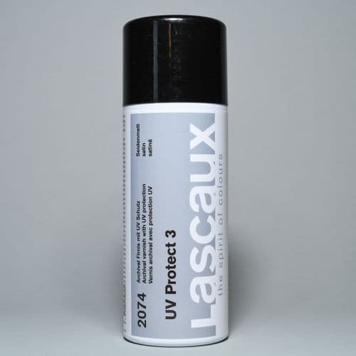 2074 UV Protect 3 Satin Spray Varnish. Lascaux, 400ml aerosol