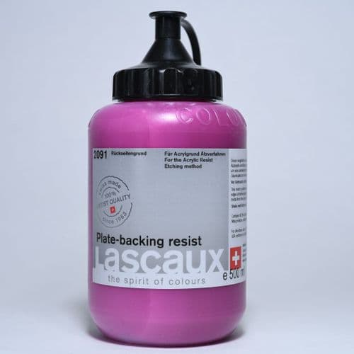 2091 Plate-Backing Resist. Lascaux, 500ml bottle