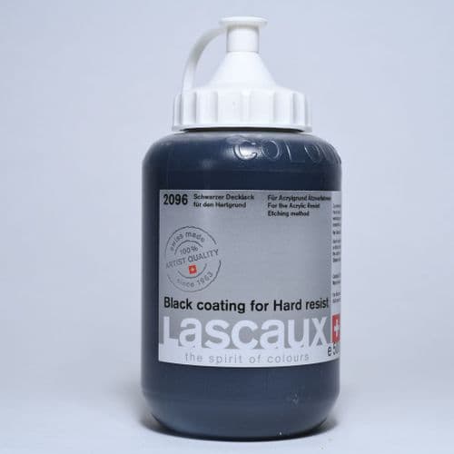 2096 Black Coating for Hard Resist. Lascaux, 500ml bottle