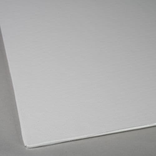 20cm x 20cm, Clairefontaine Canvas Board, White.