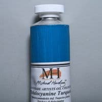 210 Phthalocyanine Turquoise Michael Harding Oil Colour, 225ml tube. 5% off.