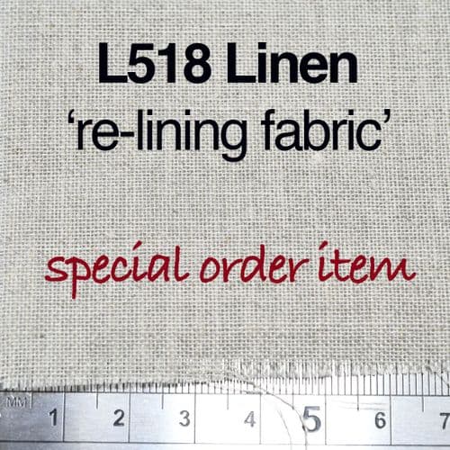 210cm wide, L518 (873060) Linen Canvas, loosely woven, light weight Unprimed. Price per metre