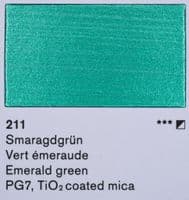 211 Emerald Green Lascaux Perlacryl, 85ml plastic container