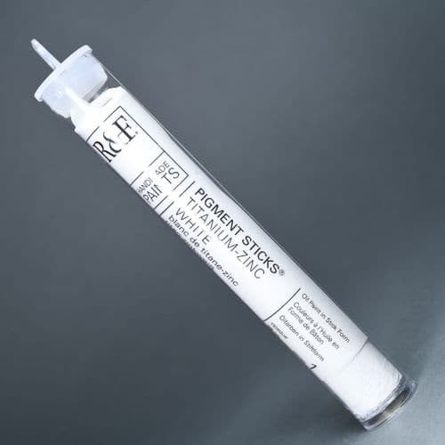 2110 Titanium Zinc White R&F Pigment Stick, 38ml stick