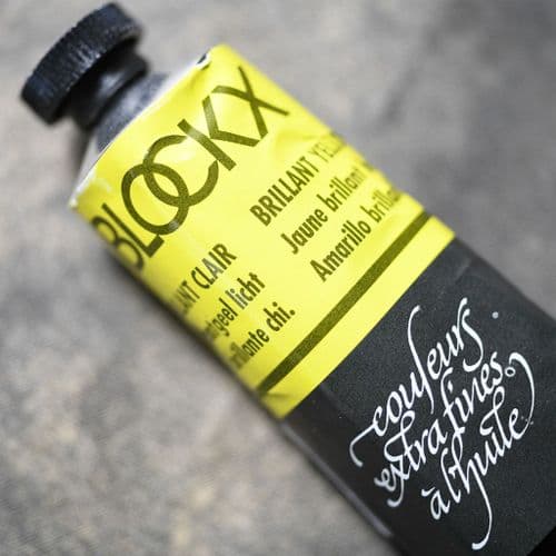213 Brilliant Yellow Light Blockx Oil Colour, 35ml tube.