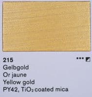 215 Yellow Gold Lascaux Perlacryl, 85ml plastic container