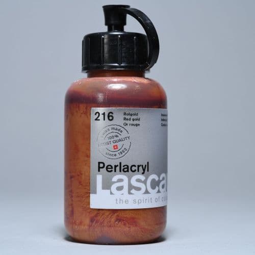 216 Red Gold Lascaux Perlacryl, 85ml plastic container