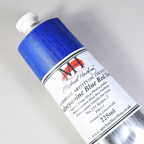 231 Phthalo Blue Shade Michael Harding Oil Colour, 225ml tube
