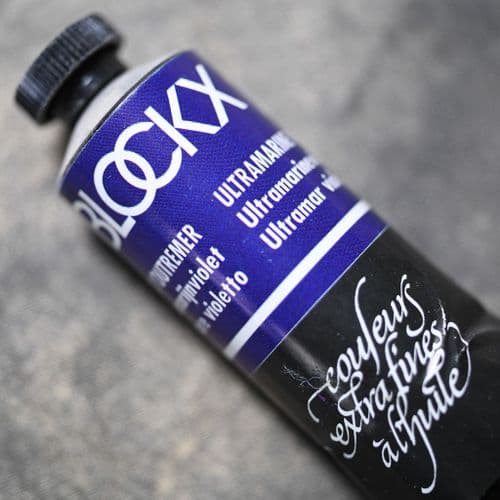 231 Ultramarine Violet Blockx Oil Colour, 35ml tube.