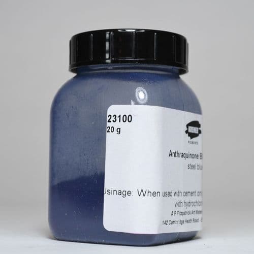 23100 Indanthrone Blue Kremer Pigment, 20g plastic container