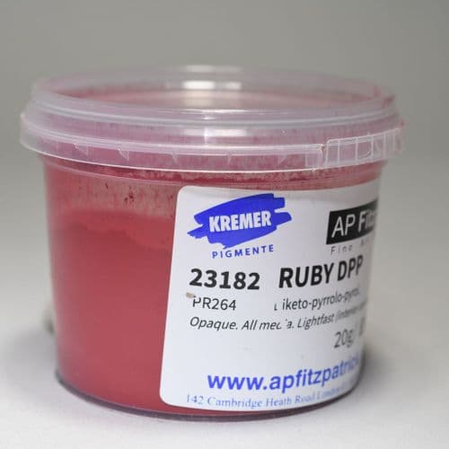 23182 Kremer Ruby Red DPP TR Pigment 20g plastic container
