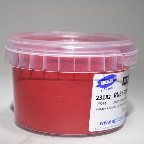 23182 Kremer Ruby Red DPP TR Pigment 75g plastic container