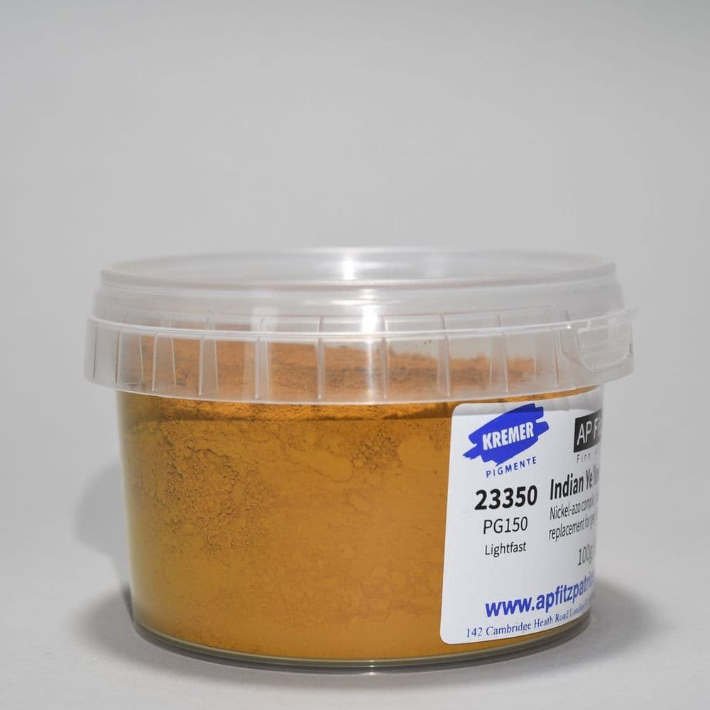 23350 Indian yellow (Imitation) Kremer Pigment 100g, plastic container