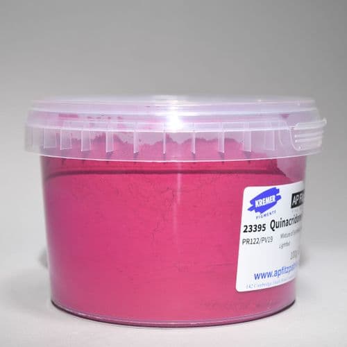 23395 Quinacridone Magenta Kremer Pigment, 100g plastic container