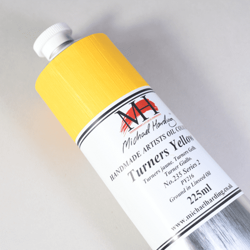 235 Turners Yellow Michael Harding Oil Colour, 225ml tube