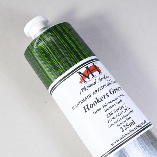 238 Hookers Green Michael Harding Oil Colour, 225ml tube