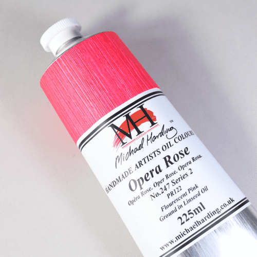 247 Opera Rose Michael Harding Oil Colour, 225ml tube