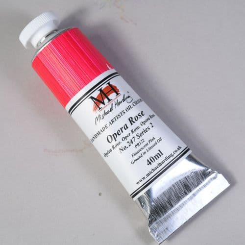 247 Opera Rose Michael Harding Oil Colour, 40ml tube