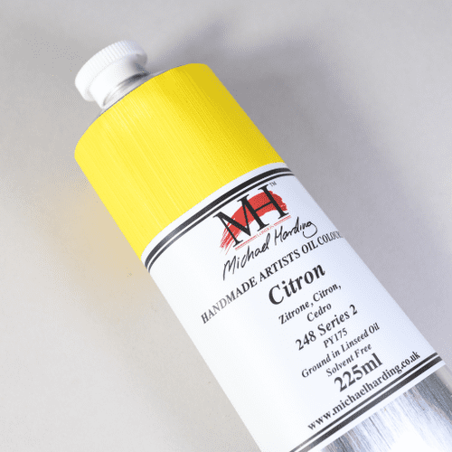 248 Citron Michael Harding Oil Colour, 225ml tube