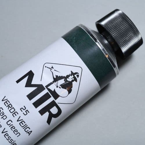 25 Sap Green Mir Oil Colour, 200ml tube