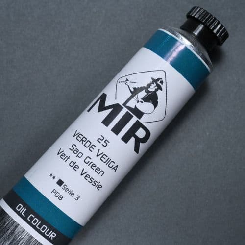 25 Sap Green Mir Oil Colour, 60ml tube