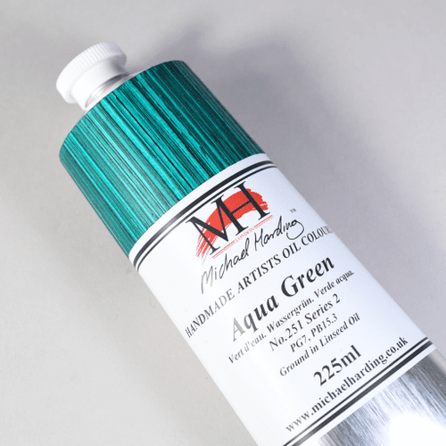 251 Aqua Green Michael Harding Oil Colour, 225ml tube