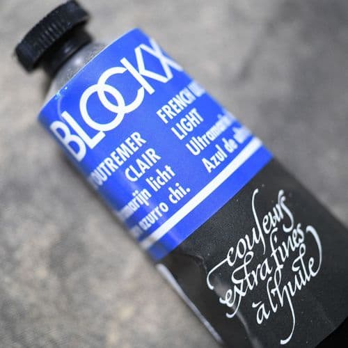 251 French Ultramarine Blue Light Blockx Oil Colour, 35ml tube.