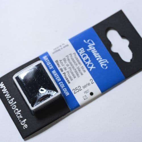252 Prussian Blue Blockx Watercolour Half Pan. 10% off (Discount applied at checkout).