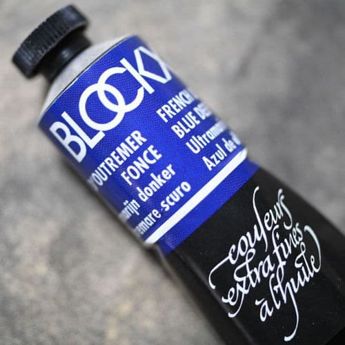 253 French Ultramarine Blue Deep Blockx Oil Colour, 35ml tube.