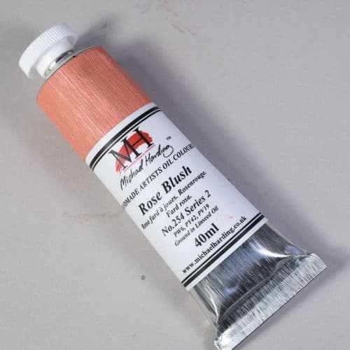 254 Rose Blush Michael Harding Oil Colour, 40ml tube